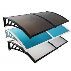 야외 발코니 캐노피 현관 차양막 투명 비가림 창문 테라스 입구