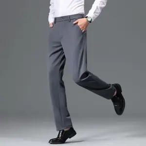 픽호샵 바지 남자 오피스룩 캐주얼 여름 키작남 일자 빅사이즈 고급 정장 꾹2