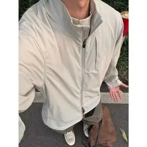 슬램덩크 남자 그레이 여름 야상 자켓 차이나 코트 야상사파리 스킨 얇은 HO2