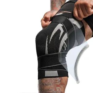 아나콘다 전투복 스태빌라이저 무릎 보호대 X-소형 - 충격 흡수 및 관절 을 위한 스프링 포함된 압박 지지