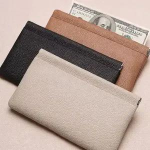 소프트 가죽 지갑 인조 PU 장지갑 파우치 DD-13403