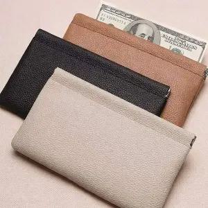 소프트 가죽 지갑 인조 PU 장지갑 파우치 DD-13403
