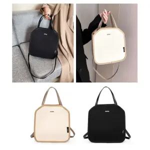 미니 캔버스 여성가방 크로스 토트백 손가방 보조가방