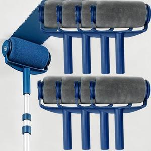 자가흡입식 대형 드럼 브러시 연장봉 호환 페인트 롤러 리필  저장 벽 페인팅