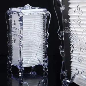 투명 화장솜 케이스+화장솜 솜케이스 화장솜통