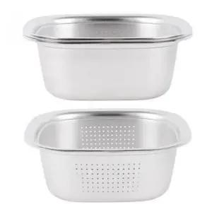 [JED] 펀칭볼 세척 체로 밭침 스텐 정사각