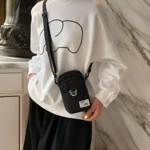 [옷자락]남자 수납 핸드폰가방 3단 미니 크로스백