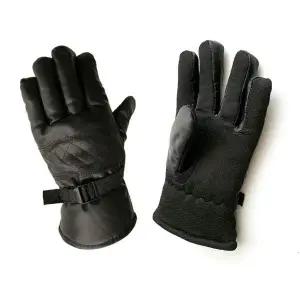 [골드스마일]오토바이 가죽 방한 장갑 털안감 겨울 바이크장갑 라이더장갑