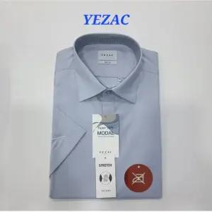 [예작]링클프리 모달스판 슬림핏 구김적고  드레스셔츠 카라배색 여름반팔셔츠 YJEMBS