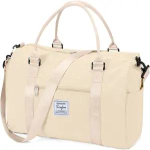 신발장이 있는 여성용 짐 가방 스포츠 더플백 개인 템 여행 토트백 주말 소형 캐리 오버나이트 백 운동