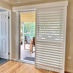 공장 직판 할인 PVC 셔터 슬라이딩 도어 실내 이중 접이식 플랜팅 중공형