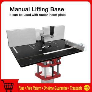 라우터 테이블 베이스 51mm 스트로크 수동 리프팅 시스템 (모터 직경 6466mm)