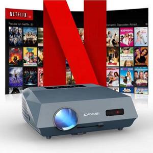 OEM/ODM 4K 1450 ANSI 구글 빔 프로젝터 공식 라이선스 TV 비디오 스마트 홈 시어터