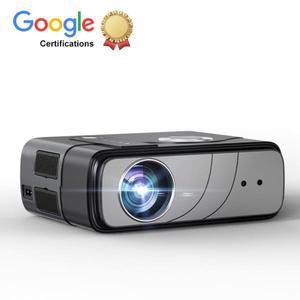 안드로이드 TV 휴대용 천장 프로젝터 HD 1080P 4K 루멘 WiFi 스마트 구글 인증