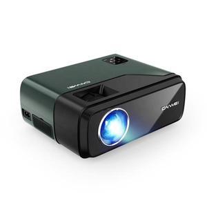 휴대용 홈 시어터 스마트 LED 프로젝터 4K 지원 풀 HD 1080P 안드로이드 9.0 OS 2G RAM 모바일폰 호환