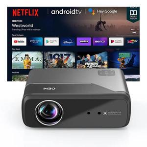 A8AB 미니 프로젝터 공장 OEM 4K 비디오 지원 스마트 TV