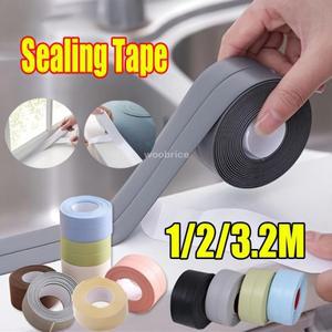 목욕 씰링 탄성 밴드 창에 테두리 테이프 욕실 주방 샤워 코킹 스트립 방수 벽 스티커 싱크 가장자리