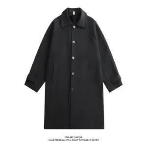 윈터솔져 가을 남친 롱 티셔츠 카디건 간절기 트렌치코트 싱글 데일리룩 터틀넥 브이넥 커플 무릎팍 KUK3