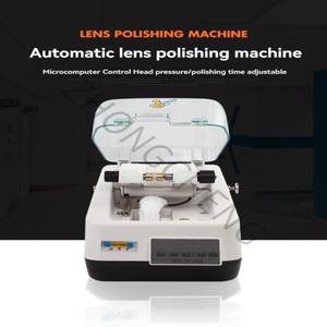 자동 렌즈 연마기, 연삭 도구, 안경 가공 장비, 타이머 기능 포함.