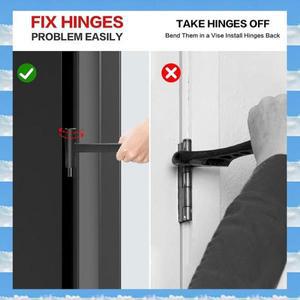 A11I 2PCS 도어 힌지 조정 134 및 .180 게이지 경첩 간격 렌치