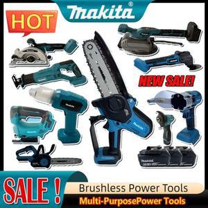 2026 마키타 브러쉬리스 그라인더 버터건 체인톱 인플레이터 조합 실리콘건 절단기 세트 (18V 배터리용)