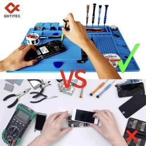 BGA 단열 실리콘 납땜 패드 수리 유지 플랫폼 데스크 매트 용 JCD (자석 섹션 포함)