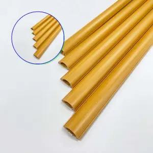 쌍문상회 지금 필요한 선정리 감성적인 전선몰딩 2호 고강도 우드색 PVC 쫄대