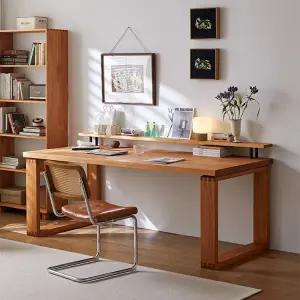 원목책상 수납 다용도 보관함 소품 선반 책장 공부방 원목