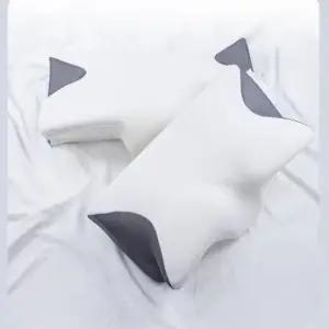 메모리품 나비형 경추베개 목침 숙면 목보호 대형