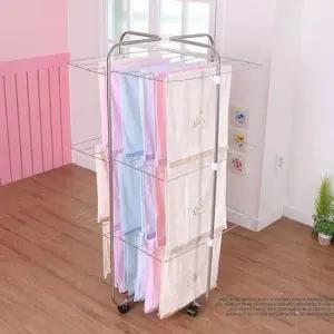 빨래건조대 십자형빨래건조대 3단