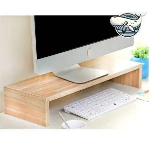 컴퓨터 모니터 높이 조절 받침대 데스크 정리