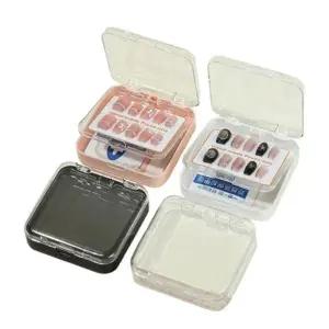 [골드스마일]네일아트 투명 2단 수제 네일팁 멀티 보관 케이스 4종