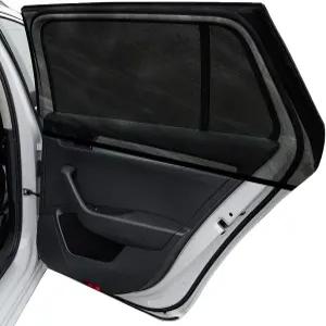 지시너 자동차 창문 그늘막 2개의 자동 사이드 리어 윈도우 햇빛 열 차단 및 자외선 통기성 메시