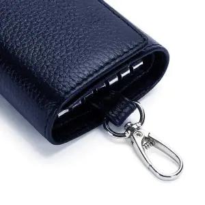 지갑 키홀더 네이비 스마트 자동차가죽키홀더