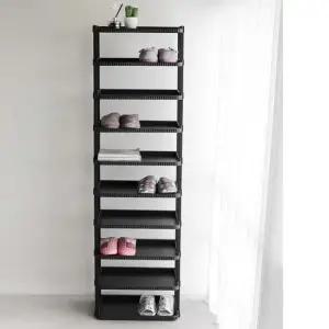 10단 신발장 조립식 실발정리대 20켤레 수납 신발정리 신발정리대 슈즈렉 신발함 현관신발정리대