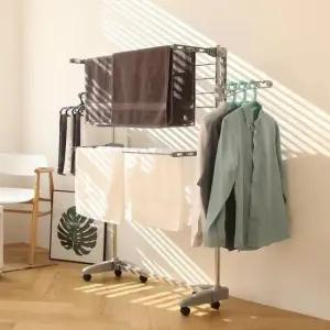 [SBD] 접이식 4단 이동식 빨래건조대