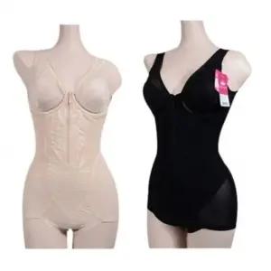 빅사이즈보정속옷 와이어 B컵 뱃살보정속옷 지퍼바디