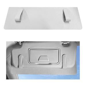 자동차용 JNXIJ 선바이저 익스텐더, 안전 운전을 위한 안티 글레어 카바이저 익스텐션 선블로커 부착, 운전석 및 조수석 측면을 조절 가능한 클립온 오토 선쉐이드 익스텐더(그레이)