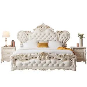 유럽침대 공주 프레임 럭셔리침대 클래식 웨딩 뼈대 호텔 고급 인테리어