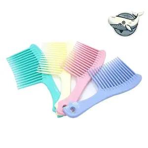 컬러풀 도끼빗 헤어 브러쉬 스타일링 가르마빗