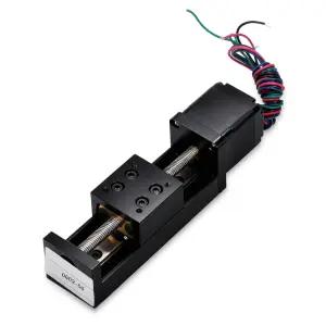 28 스테퍼 모터 미니 선형 레일 슬라이드 액추에이터 50mm 스트로크 X Y Z 스테이지(T 나사봉 포함) DIY