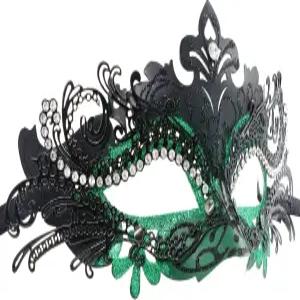 코드즈 마스커레이드 메탈 마스크 베네치아 할로윈 코스튬 마디 그라 코스프레 파티 볼 웨딩