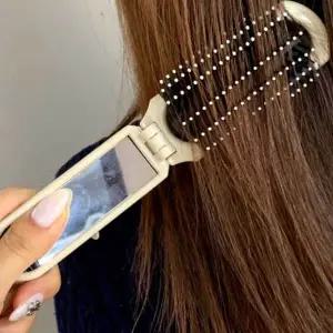 [골드스마일]접이식거울빗 헤어용품 헤어빗세트 여행용빗