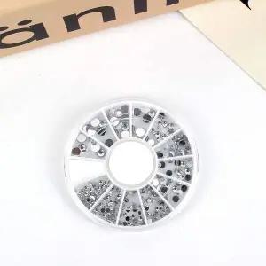 SFW 네일아트재료 데코파츠 실버큐빅