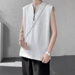 남사친 민소매 티셔츠 티 반집업 여름옷 트레이닝 나시 admr2