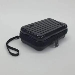 여행용 미니 하드캐리어 파우치 가방 블랙 캐리어파우
