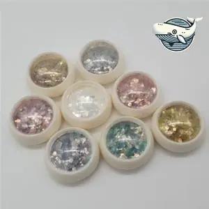 네일 아트 육각형 글리터 색상별 반짝이는