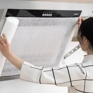 46cm 5/10M 범위 후드 필터 용지 추출기 적합한 일회용 부직포 내유성 면화 내구성