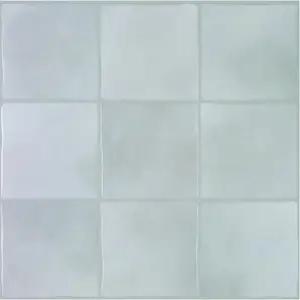 필 앤 스틱 백스플래시 타일 10장 모로코 카사 스페인 수제 광택 회색 사각 얇고 가벼운 디자인의 주방 RV