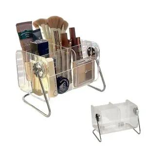 네일아트 투명 아크릴 회전형 브러쉬 홀더 뷰티거치대
